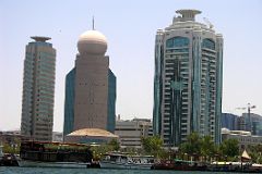 Dubai 04 07 Deira Etisalat Tower and Dubai Creek Tower